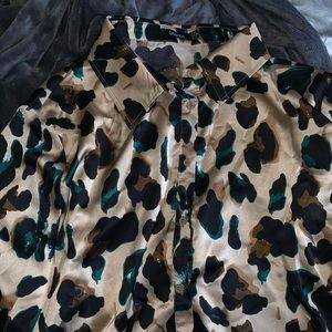 Leopard Oversized Blouse